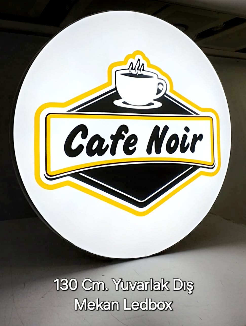 Yuvarlak Lightbox Kasa